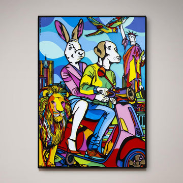 They Had New York in Their Hearts (Original Painting)