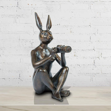 She loved taking black and white as it was more artistic (Bronze Sculpture)