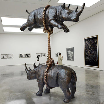 We Will Support Each Other Forever (Bronze Sculpture)