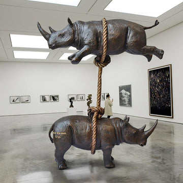 We Will Support Each Other Forever (Bronze Sculpture)