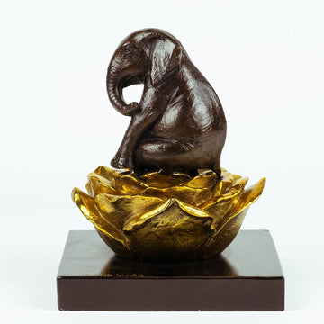The Elephant Was in Golden Bloom (Bronze Sculpture, Small)