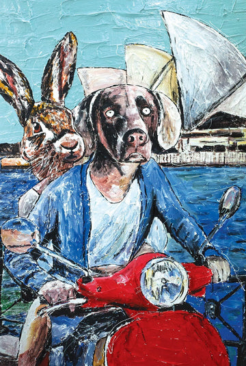 They called Sydney home although they were citizens of the world (Original Painting)