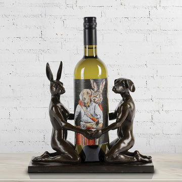 They Loved Drinking Wine and Kissing Afterwards (Bronze Sculpture)