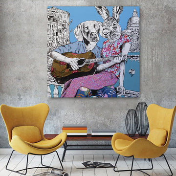 They were born romantics (Original Painting)