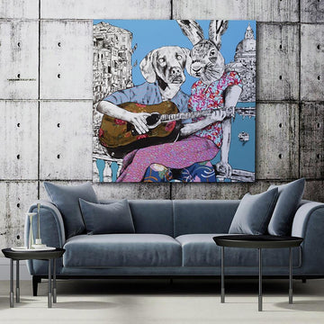 They were born romantics (Original Painting)
