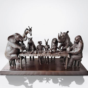 Wild Tea Party (Bronze Sculpture)
