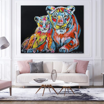 Alyssa and her Daughter Hannah Were Never Apart (Original Painting)