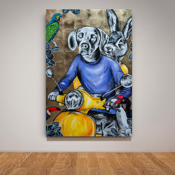 They thought This will be Awesome (Original Painting)