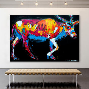 Love the Last Addax Antelope (Original Painting)