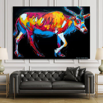 Love the Last Addax Antelope (Original Painting)