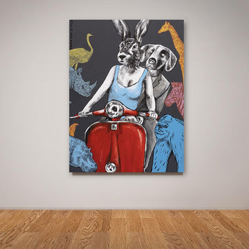 They Thought We are all Animals (Original Painting)