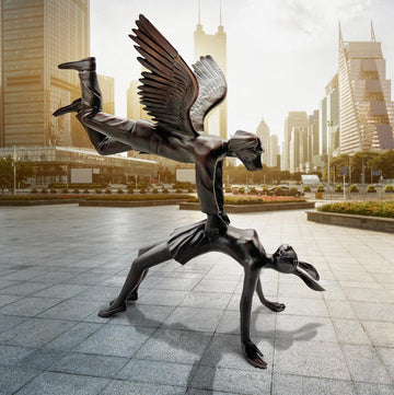 Angels Exist (Bronze Sculpture)
