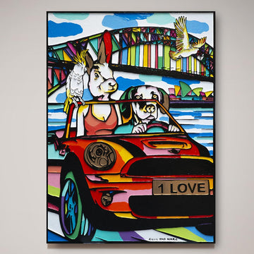They were true blue Aussies (Original Painting)
