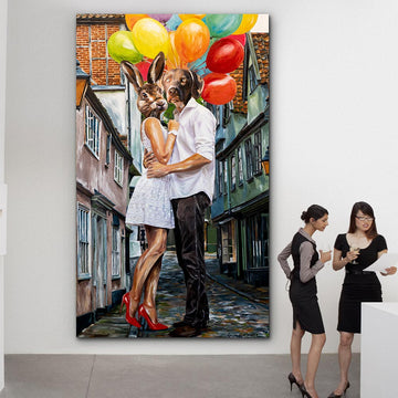 They were living the party life (Original Painting)