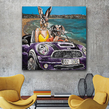 They Were Beach Lovers (Original Painting)