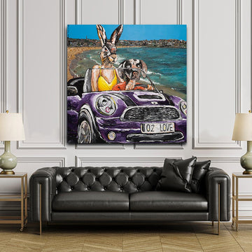 They Were Beach Lovers (Original Painting)