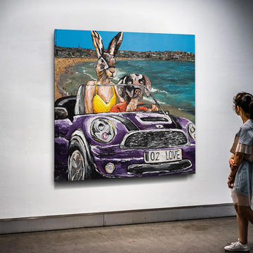They Were Beach Lovers (Original Painting)