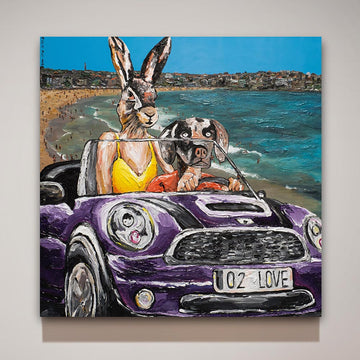 They Were Beach Lovers (Original Painting)