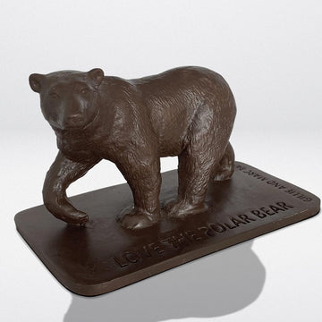Love the Polar Bear (Bronze Sculpture)