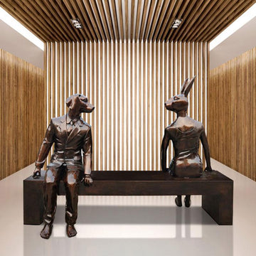 The Friendship Bench (Bronze Sculpture)