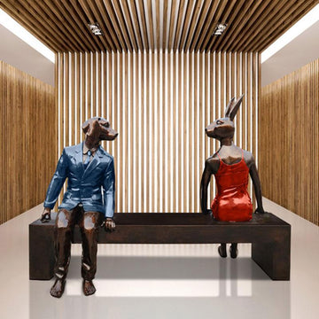 The Friendship Bench (Bronze Sculpture)