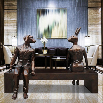 The Friendship Bench (Bronze Sculpture)