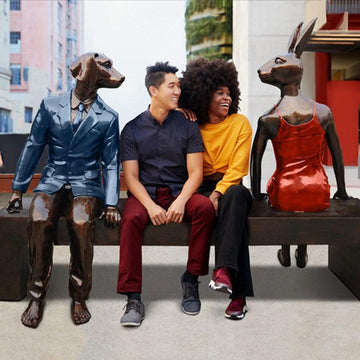 The Friendship Bench (Bronze Sculpture)