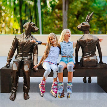 The Friendship Bench (Bronze Sculpture)