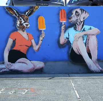 Ice-Cream on the Beach (Mural)