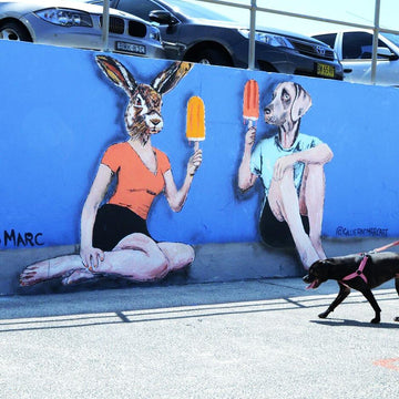 Ice-Cream on the Beach (Mural)