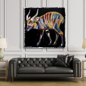 The bongo had ideas of his own (Original Painting)