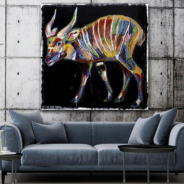 The bongo had ideas of his own (Original Painting)
