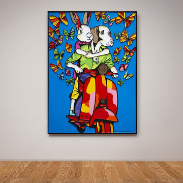 They Were Bursting With Love (Original Painting)