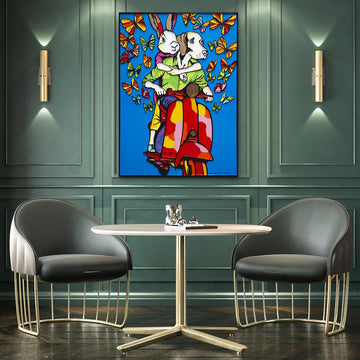 They Were Bursting With Love (Original Painting)
