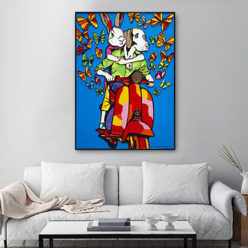 They Were Bursting With Love (Original Painting)