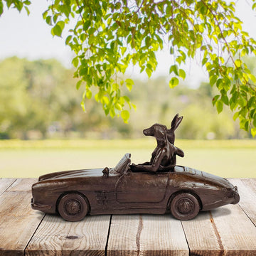 They Loved Breaking the Speed Limit (Bronze Sculpture, Miniature Collection)