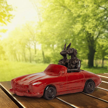 They Loved Breaking the Speed Limit (Bronze Sculpture, Miniature Collection)