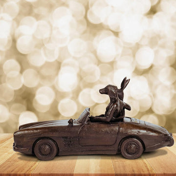 They Loved Breaking the Speed Limit (Bronze Sculpture, Miniature Collection)