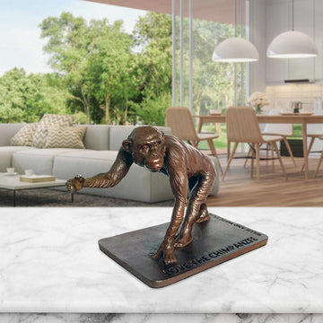 Love the Chimpanzee (Bronze Sculpture)