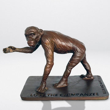 Love the Chimpanzee (Bronze Sculpture)