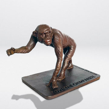 Love the Chimpanzee (Bronze Sculpture)