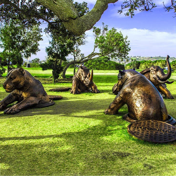 Come out, come out wherever you are (Bronze Sculpture)