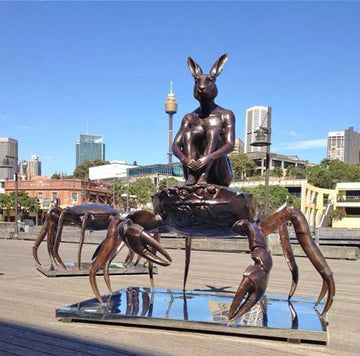 Crab Riders (Bronze Sculpture)