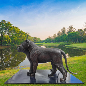 Cubs 2 and 3 (Bronze Sculpture)