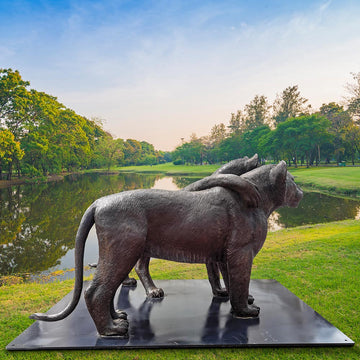 Cubs 2 and 3 (Bronze Sculpture)