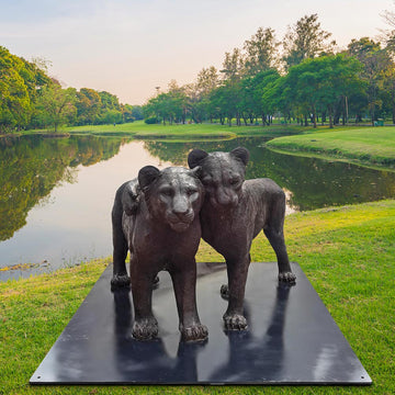 Cubs 2 and 3 (Bronze Sculpture)
