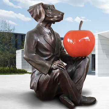 He Knew This Would Be a Year of Good Fortune (Bronze Sculpture)
