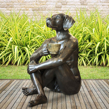 Dogman with the Golden Cup (Bronze Sculpture)