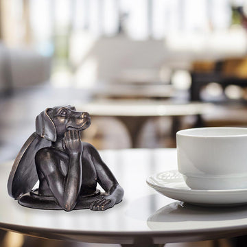 Dogman Comes Out into a Better Tomorrow (Bronze Sculpture, Pocket Size)