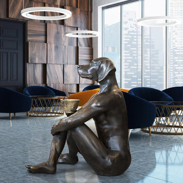 Dogman with the Golden Cup (Bronze Sculpture)